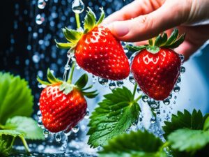 jak myć truskawki